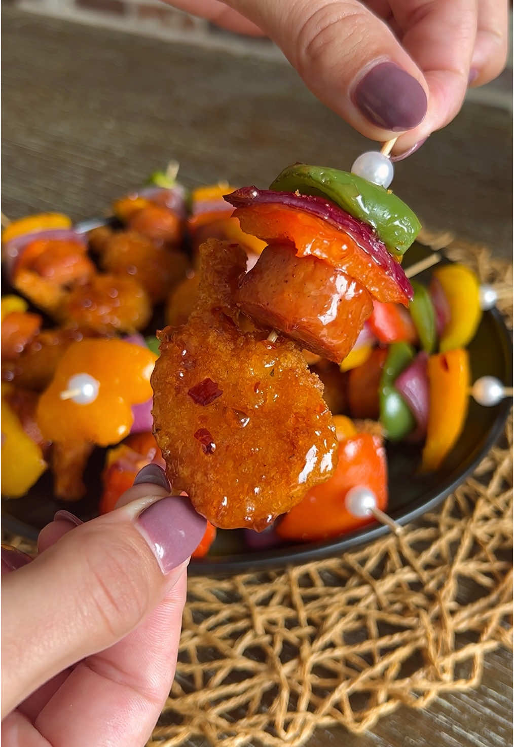 Cajun Shrimp Skewers using  @Gorton’s Seafood Southern Style Shrimp! Ready in under 30 minutes — these are easy and delicious! #HolidayAppetizer #ShrimpTogetherWithGortons #GortonsSeafood