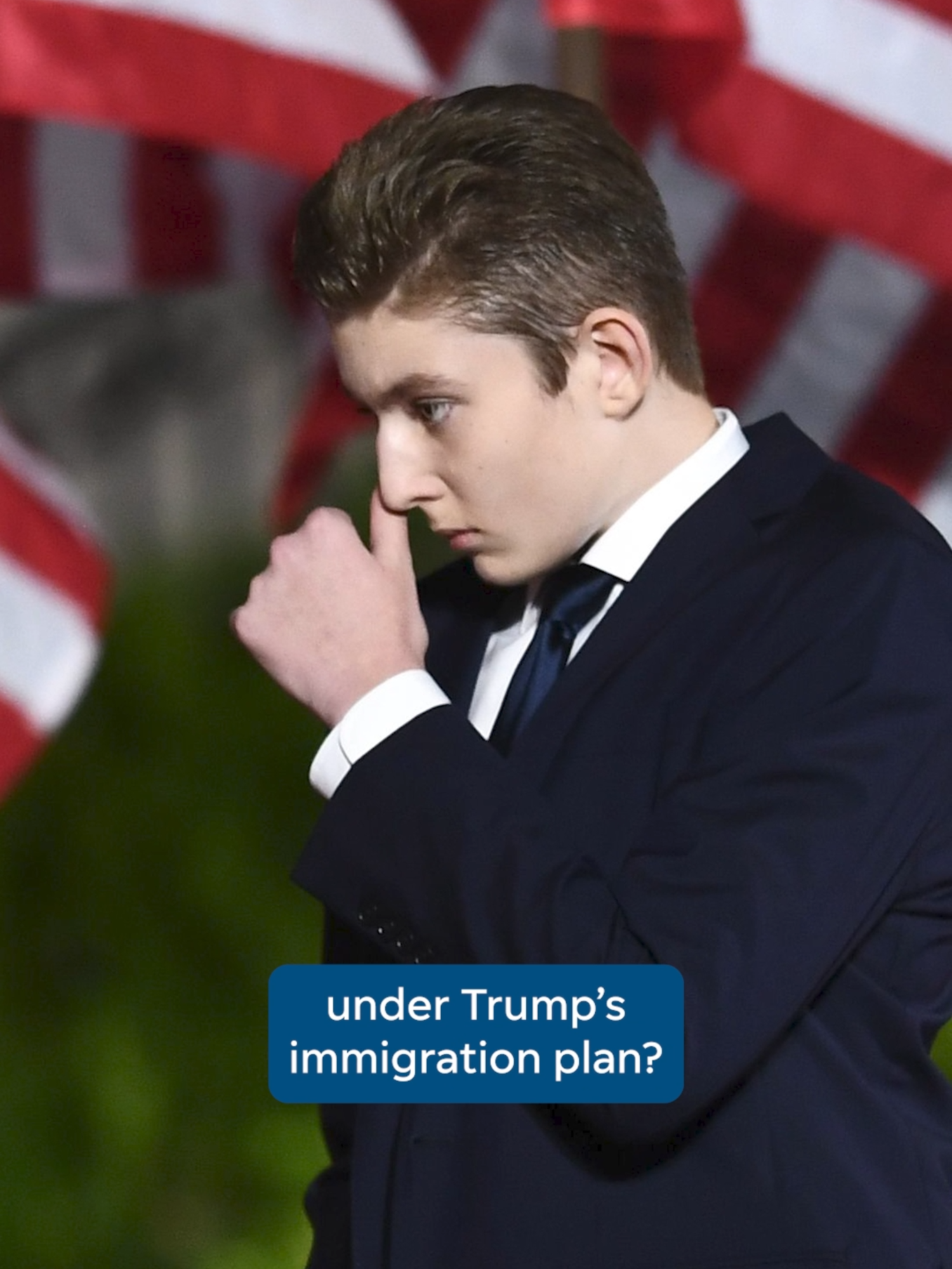 A viral post falsely claims that President-elect Donald Trump's plan to end birthright citizenship could affect the citizenship status of his son, Barron Trump. #FactCheck #usatspecialproj #BarronTrump