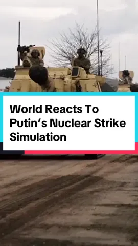 World Reacts To Putin’s Nuclear Strike Simulation #usa #america  Yesterday Putin simulated a nuclear strike on Ukraine in what was supposed to be a big shock and awe moment. But the Pentagon just revealed that Russia called them ahead of time to tell them what they were going to do through “nuclear risk channels”. So for all this talk about how they aren’t scared of nuclear war.. they very clearly are. NATO is holding emergency talks to talk about Russia’s ballistic missile attack. The UK says they are ready to fight Russia in Eastern Europe and that they would do it tonight if they were asked. China has urged all parties to exhibit restraint. The Polish President said that Putin wants Russian soldiers to die in huge numbers in Ukraine so the West must do everything possible to ensure his expectation is met. The US has levied even more sanctions on Russia. North Korea has warned the US of “thermonuclear war”. This comes as a high ranking North Korea general was reportedly injured in a Ukrainian airstrike. Putin says the war is going global. But the fact remains that the only person pushing this to the brink is him. He could end this pointless war by sunset, but instead he chooses to inflict terror