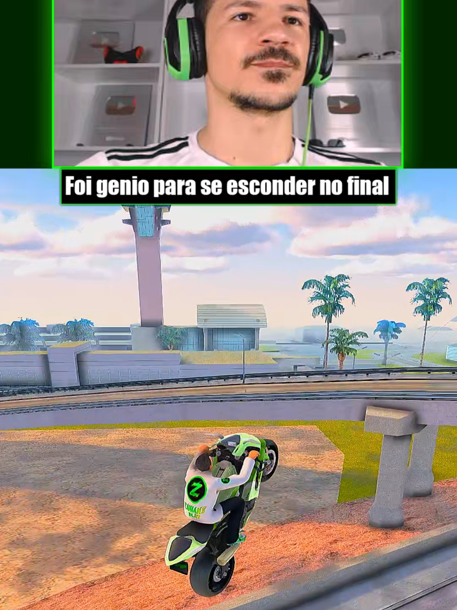 Foi genio para se esconder no final #forupage #gta #game #fyp