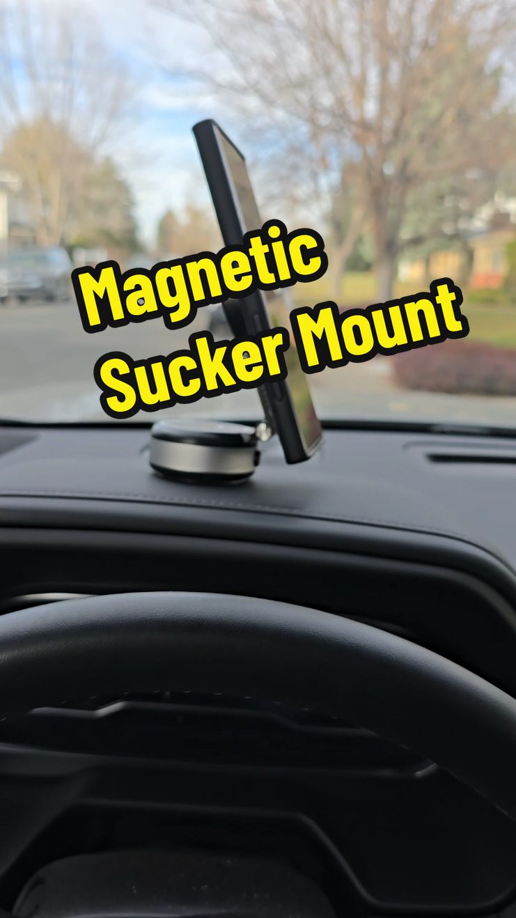 Replying to @blondemillenial Not just walls! Take your vacuum sucker magnetic phone mount in the car too! #phonemount #phoneholder #magneticphoneholder #vacuumphoneholder #tiktokshopcybermonday #tiktokshopblackfriday #flashsale #xmasgiftideas #tiktokmademebuyit #xmasgiftideas #stockingstuffers 