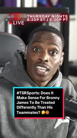 There’s been a lot of heat on #BronnyJames regarding him receiving special treatment from the #NBA. Do y’all agree that it makes sense for Bronny to get treated differently from his #Lakers teammates because of who his father is or nah? The hosts of #TSRLive chimed in with their thoughts, but let us know what y’all think! 🎤: @ZachBoog, @tonekapone33, @KEKE 