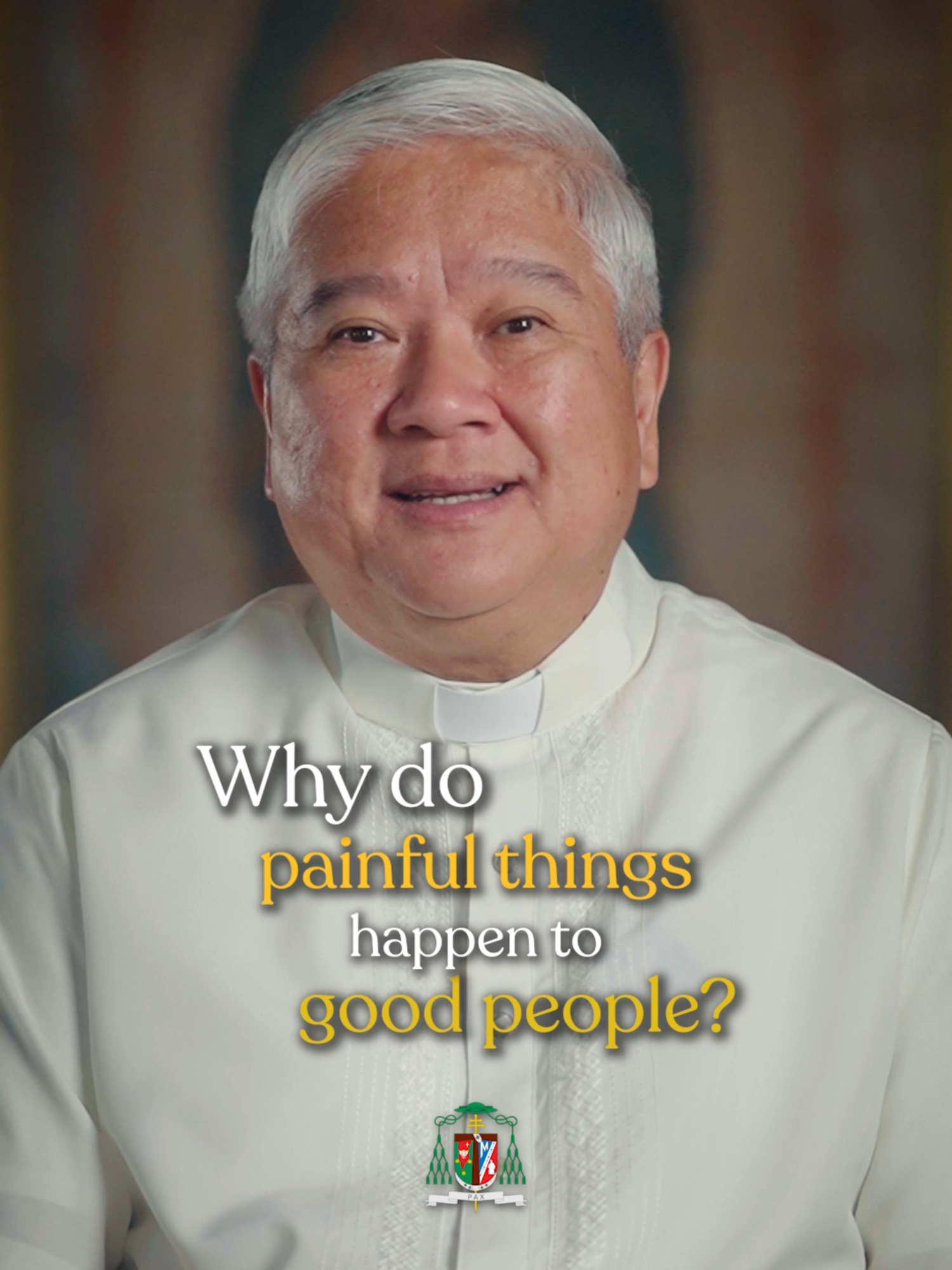 Why do painful things happen to good people? #FatherSoc #fyp #Pain #Catholictiktok