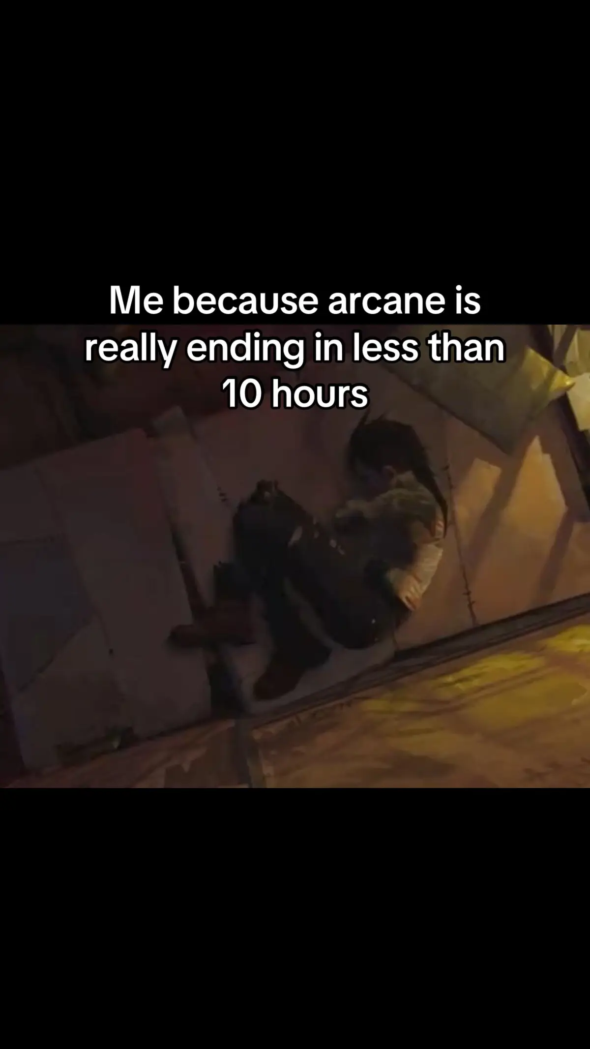 Like wdym this is the last season? I just can’t believe it🙁 #arcane #arcaneleagueoflegends #arcanenetflix #arcaneseason2 #viarcane #jinxarcane #caitlynkiramman #fypage #fyp 