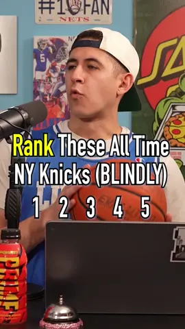 RANK THESE ALL TIME KNICKS! Did He Get It Right?! #fyp #NBA #basketball #ranking #game #melo 