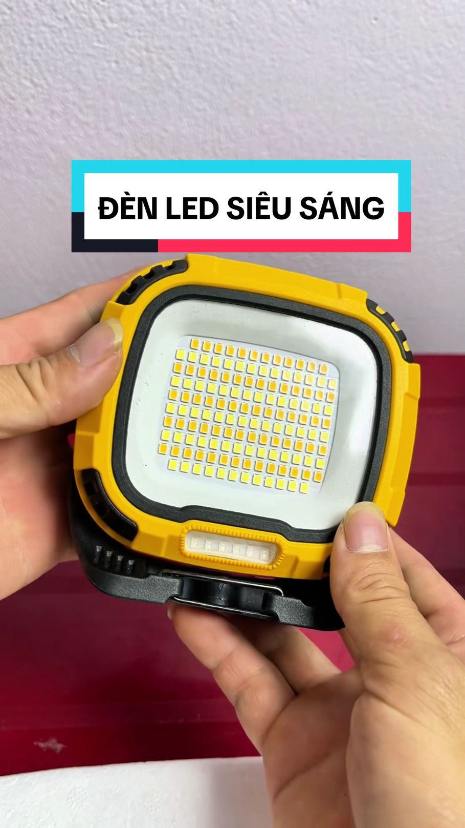 Trả lời @anhtuan0083 vậy thì em sẽ chứng minh ánh sáng của đèn cho bác #denpinsieusang #denpin #denled #denlivestream #câucá 