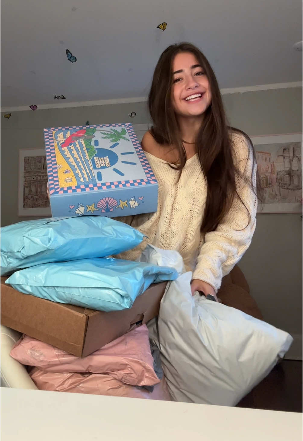 HUGE clothing haul🛍️🛍️ ive been saving my favorite packages to show u guys🤗#clothinghaul #shoppinghaul #unboxing 