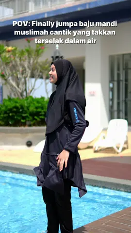 Penat kan kalau mandi ke, bersukan ke, baju asyik terselak je kan? Barulah seronok beraktiviti, tak risau dah aurat terdedah😉 Tudung ada strap, kain ada button attached pada seluar, baju labuh. Complete semuanya! Dapatkan di Kimyra.os okay?  #bajurenangmuslimah #activewear #muslimah #hijab #jilbab #sportswear #bajusukanmuslimah 