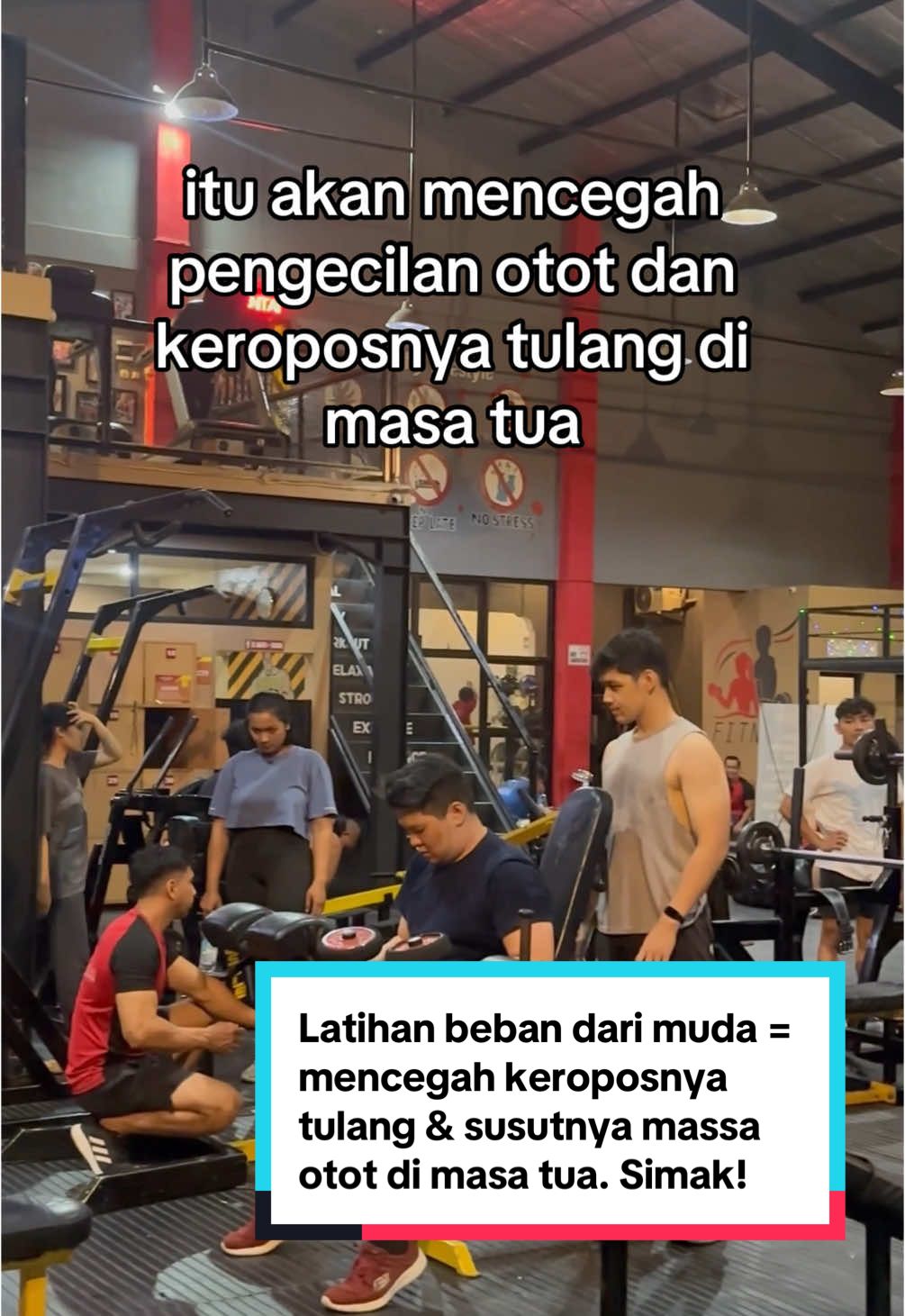 Latihan fisik dari muda terutama latihan kaki dapat mencegah penyusutan otot dan keroposnya tulang di masa tua #latihankaki #latihanbeban #ototkuat #tulangkuat #angkatbeban #legday #fyp #xybca 