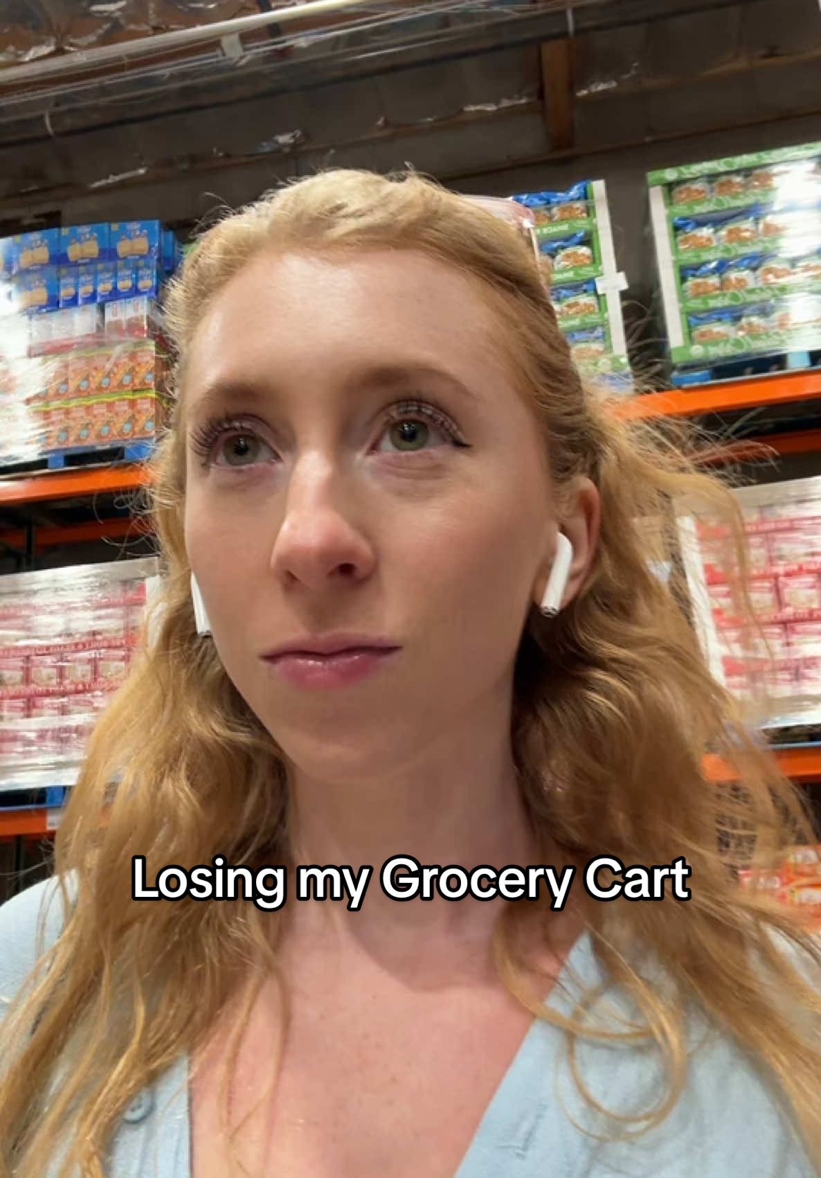 If you saw me wandering around Costco looking for my cart tonight, no you didnt 🛒 #costco #grocery #groceries #relatable