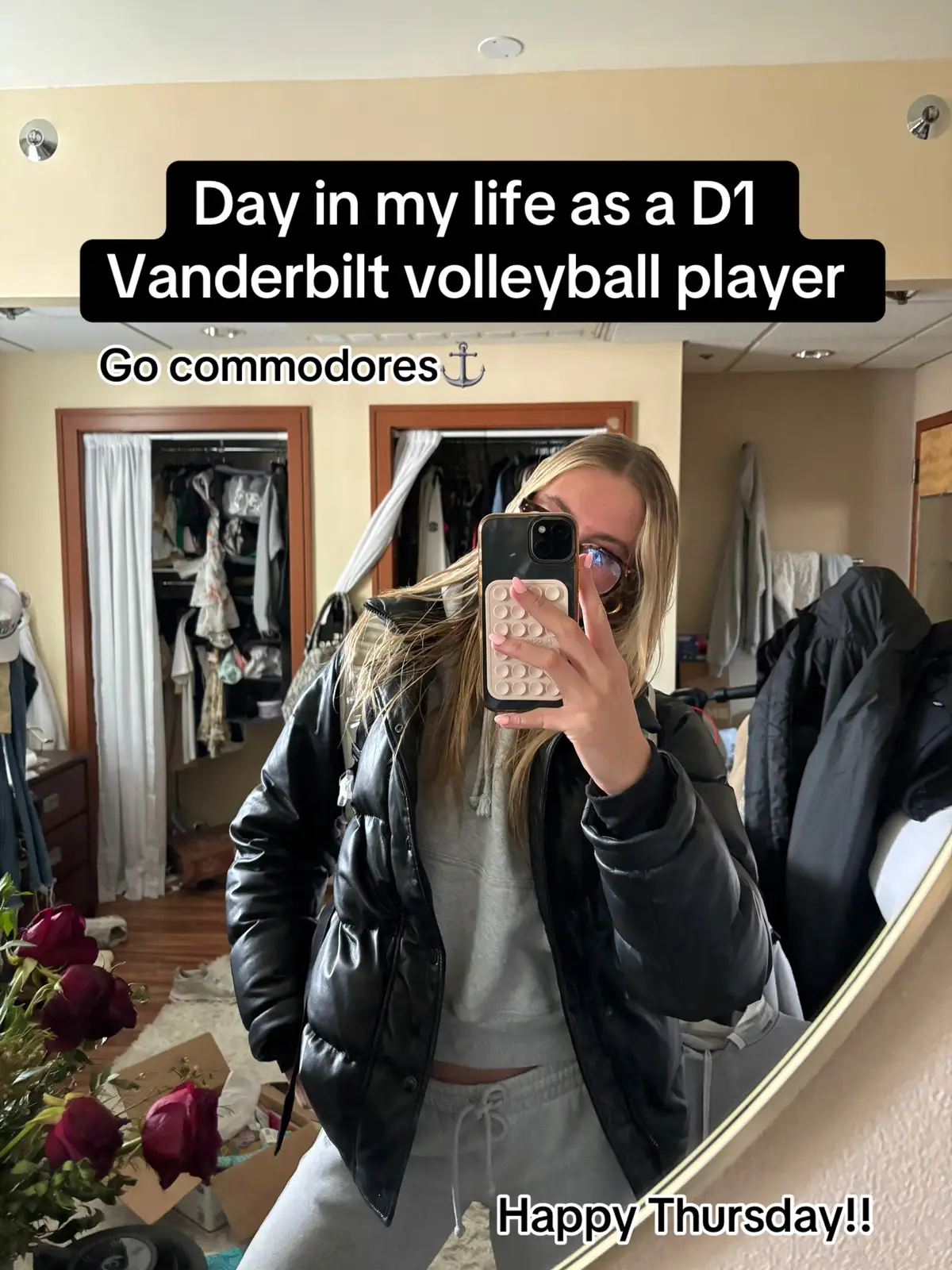 Diml!!! #Vlog #foryou #slay #vanderbilt #vlog #nashville #college #freshman #collegeathlete #vandyvolleyball #athlete #d1 #collegevolleyball #studentathlete @Alo Yoga 