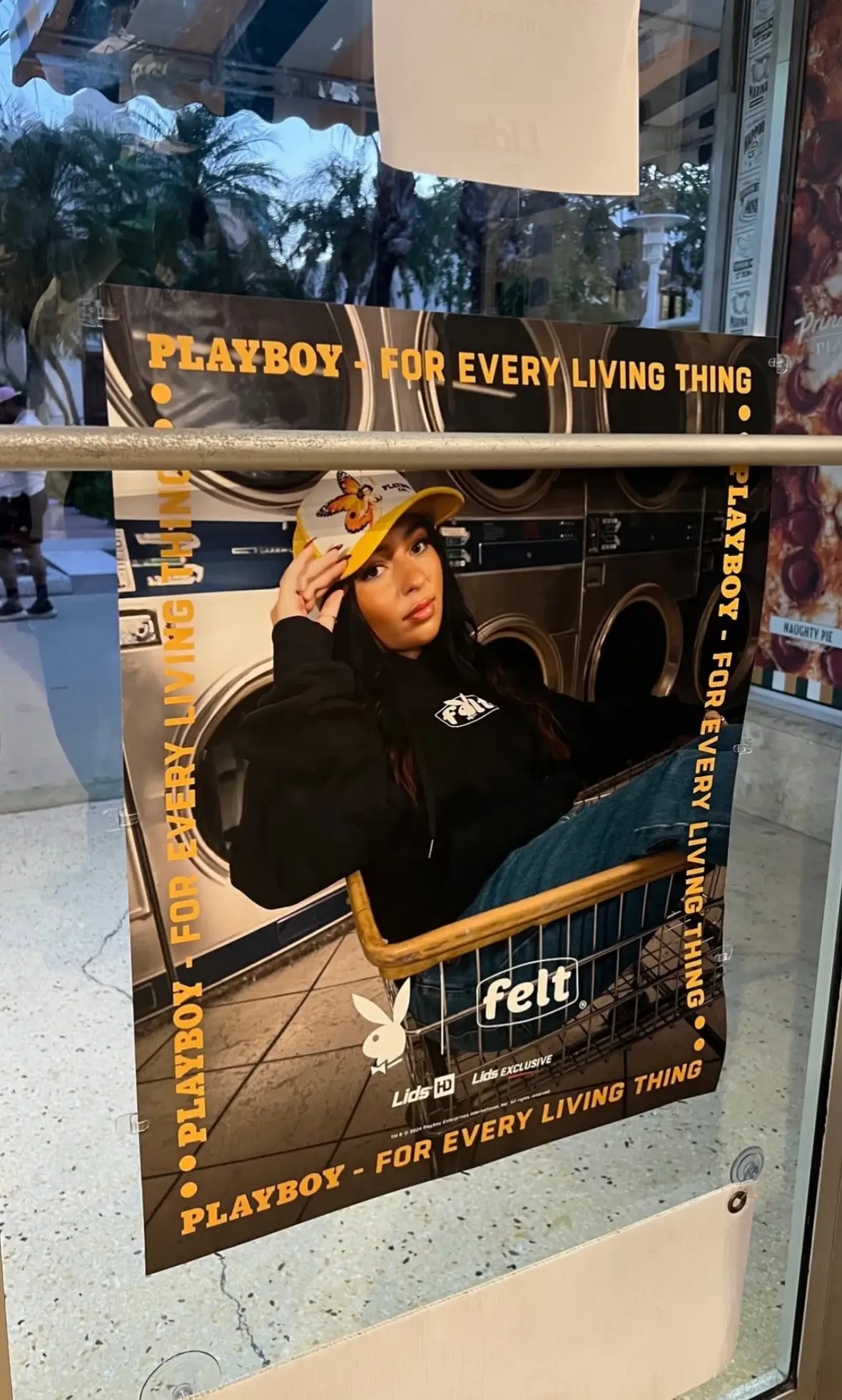 Pov: you get sent a photo of you in the lids store for the new playboy x felt collab🥹🫶🏼 so thankful!!