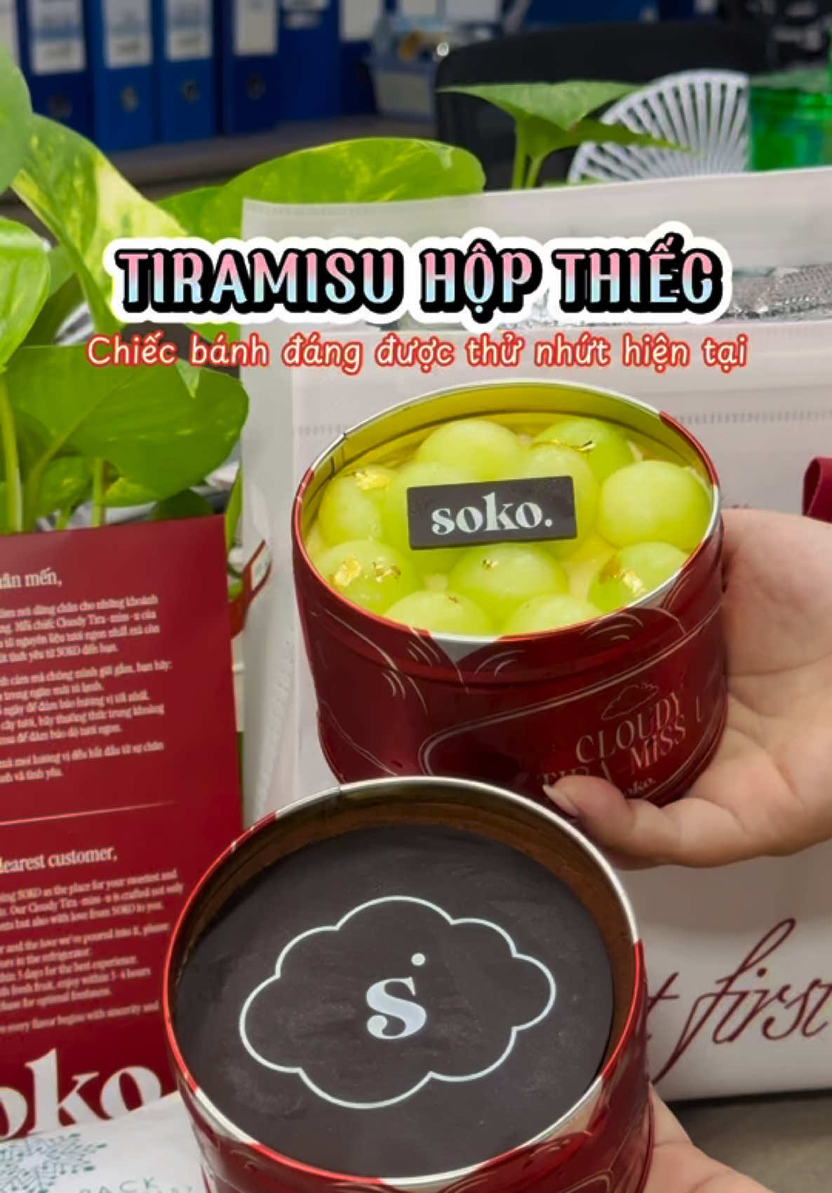 TIRAMISU hộp thiếc của SOKO quá là ngon điii #tiramisu #sokosaigon #sokocakebakebrunch #kyn99er #tiramisuhopthiec #anvat #reviewanvat #cloudytiramissu 