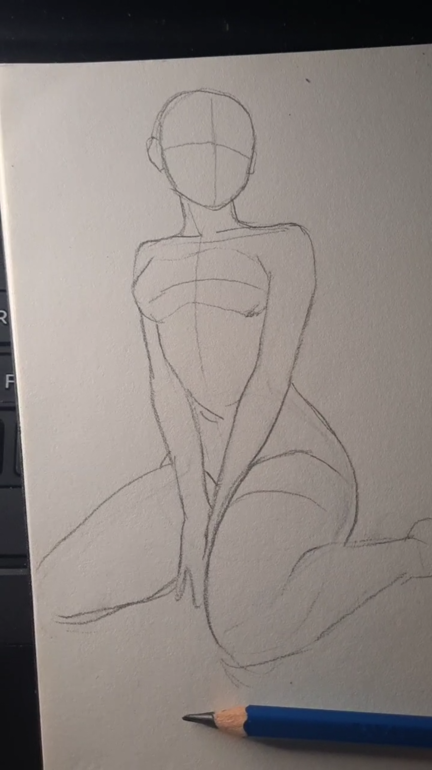 do you want to see more pose anatomy?  #dibujo #arte #boceto #fypシ゚viral #stepbystep #tutorial #body #sketch #art 