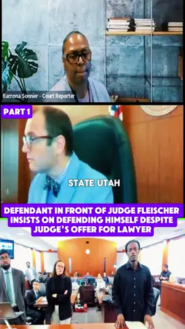 Defendant In Front of Judge Fleischer INSISTS ON DEFENDING HIMSELF Despite Judge's Offer For Lawyer #court #judge #law #prison #arrested #criminal #usa🇺🇸 #fyp #viralvideo #trending 