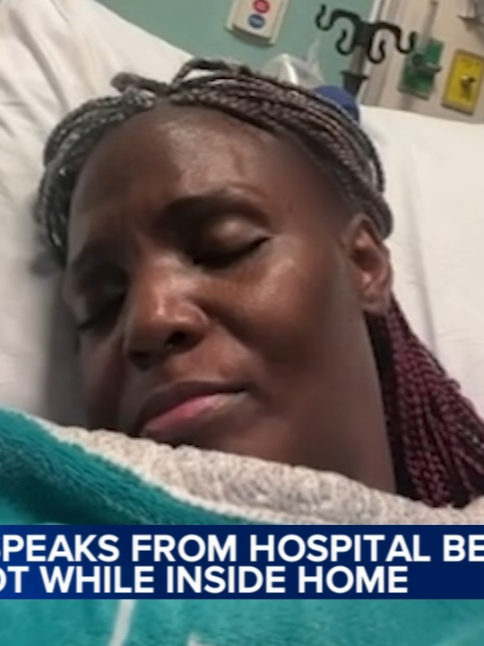 Sabrina Hunter said after being shot inside her South Side home Thursday, she had just enough strength to find her cell phone and call police. She spoke to ABC7 from her hospital bed Friday, saying she's thankful to God she's alive and surrounded by family. #news #chicagonews #chicago