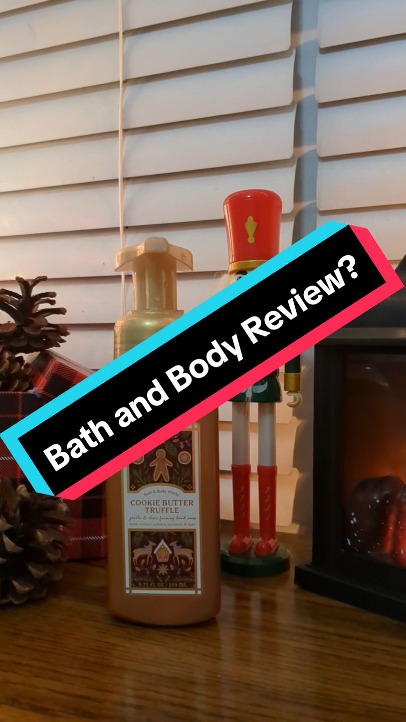 Cookie Butter Truffle Review 🍪🎄@Bath & Body Works #soap #bathandbodyworks #cookiebuttertruffle #fragrancetiktok #viral #fragranceknowledge 