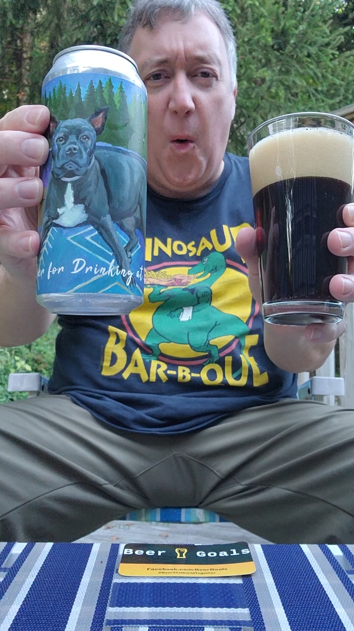 8 of 50 #ConnecticutBeers Beer For Drinking at Dusk by Timber Ales of North Haven, Connecticut! #BeerGoals  Best Dark Lager? #craftbeer  #beer #beers #beertiktok 