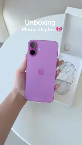 Unboxing 16 plus สีสวยมาก 🎀💓 เปิดผ่อนได้แล้วน้าา #รับผ่อนไปใช้ไป #shopiphone_kad #ผ่อนไปใช้ไป #iphone16plus #ไอโฟน16พลัส @shopiphonekad(ร้านผ่อน) 