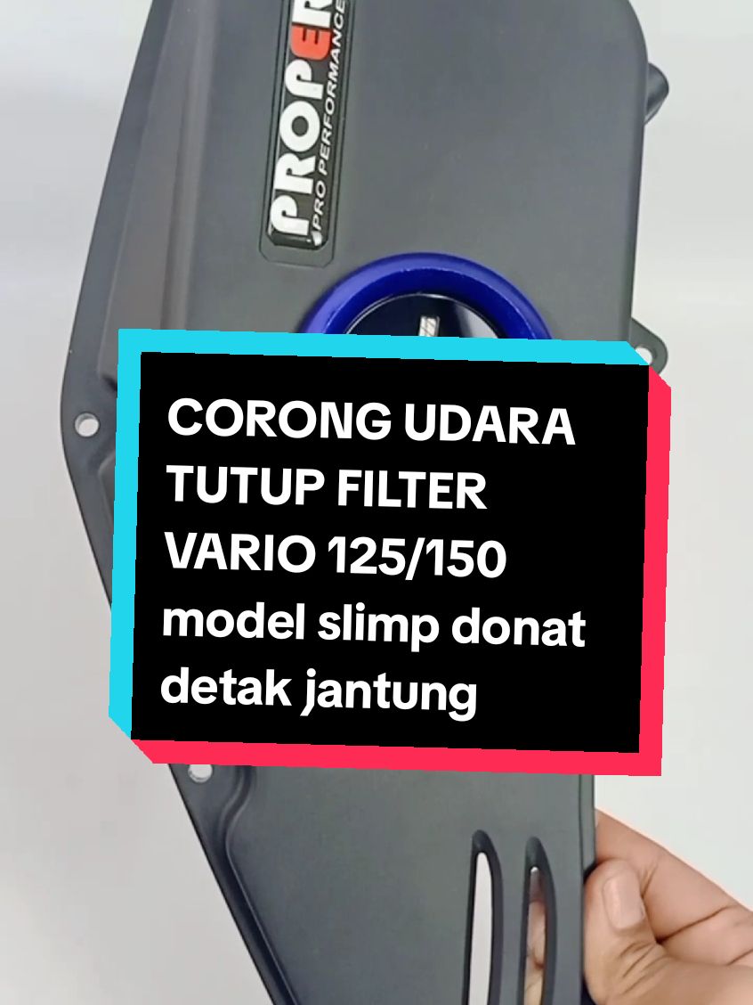 CORONG UDARA TUTUP FILTER VARIO 125/150 model slimp donat detak jantung #tutupfiltervario #tutupfilterudaravario #vario150 #vario125 #corongudaratutupfiltervario #variasimotor #asesorismotor 