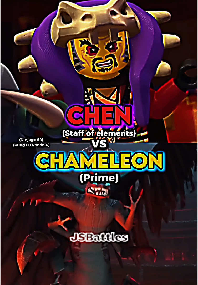 Chen vs Chameleon #chen #chameleon #ninjago #kungfupanda #jsbattles