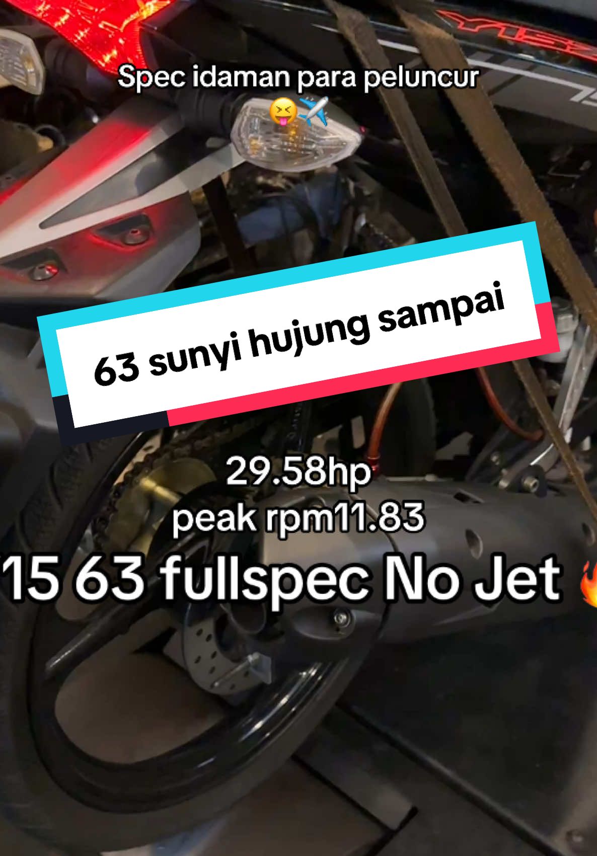 Fullspec 63mm No Jet spec sunyi Luncurrrr #amwpenang #ahmadmotorworksperformance  #Y15specialist #backpressure