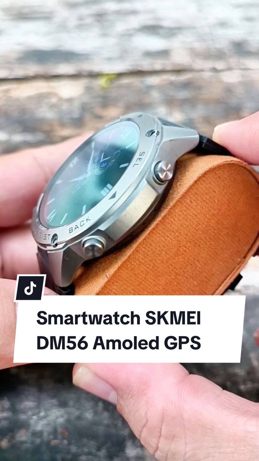 Smartwatch SKMEI DM56 Amoled display built-in GPS connect strava #smartwatchskmei #skmeidm56 #smartwatch #jagoanvideotrending #wibgajian  #smartwatchdm56 