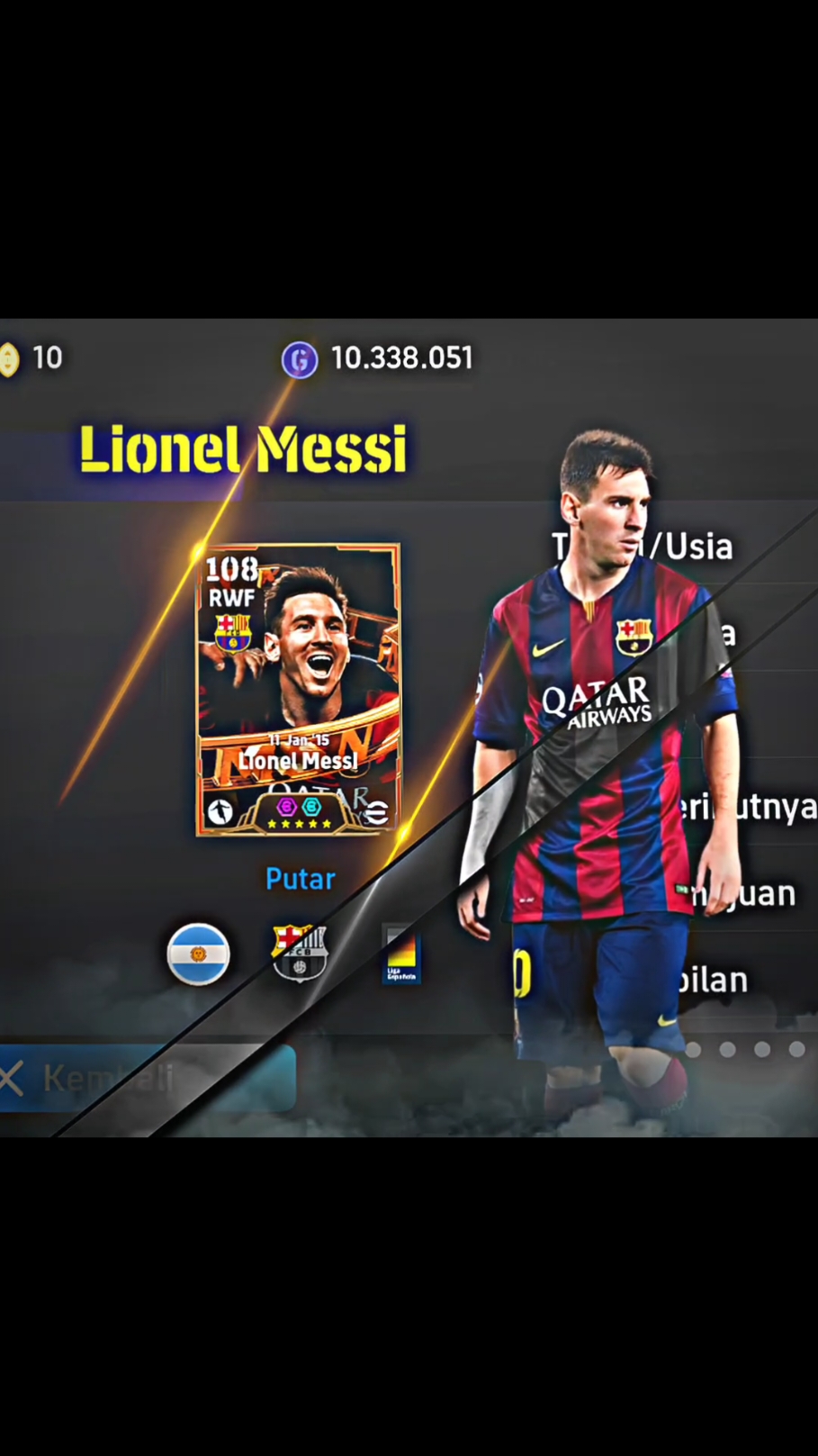 absen yg dapet😋😋⚡ #fyp #efootball #efootball2024 #konami #messi #goat 