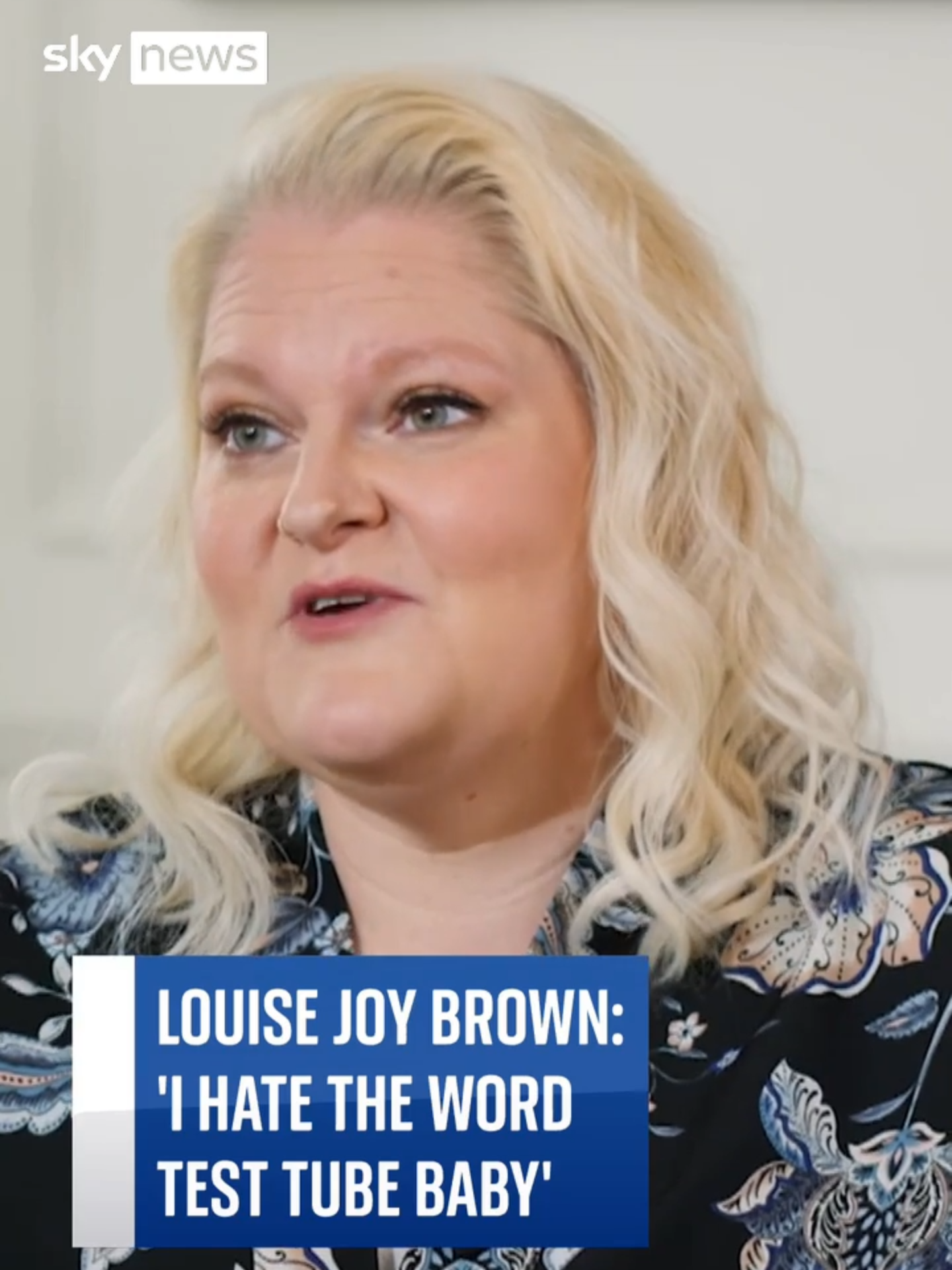 The world's first IVF baby Louise Joy Brown has told Sky News that she 'hates' the phrase 'test tube baby'. Her birth is now documented in a new film starring #BillNighy, #ThomasinMcKenzie and #JamesNorton.  #FYP #FilmNews #IVF #Joy #TestTubeBaby