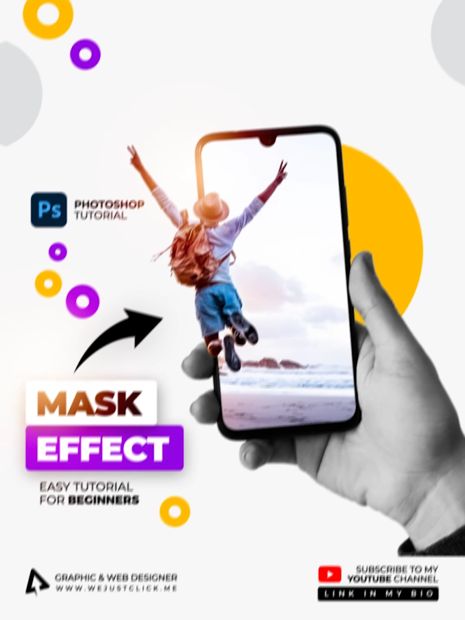 3D Pop Out Mask Effect in Photoshop