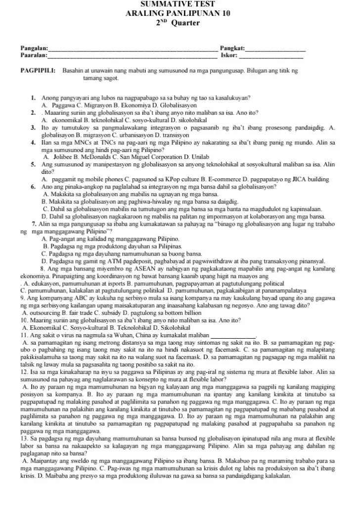 #grade #10 #grade10 #aralingpanlipunan #ap #all #student #free #exam #paper #with #answer #key #everyone #fyp #fypage #fyppppppppppppppppppppppp #fypp #fypシ゚ #fypdong #fyppp #fypシ゚viral🖤tiktok #fypツ 