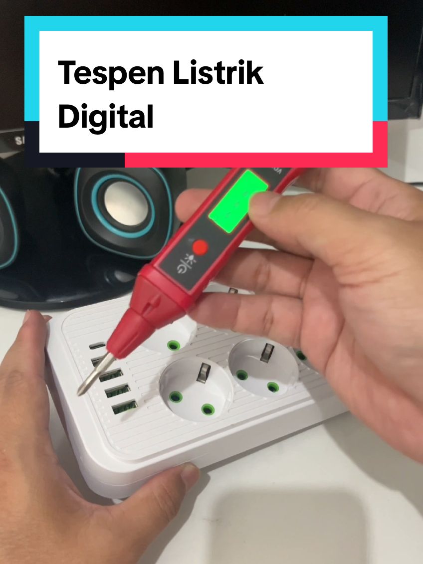 alat Tespen Listrik Digital Elektrik ini bisa mendeteksi arus listrik dengan baik, dan juga tespen listrik digital ini dilengkapi obeng dan senter. #tespendigital #tespenlistrikdigital #tespenelektrik #habotest #produkviral 