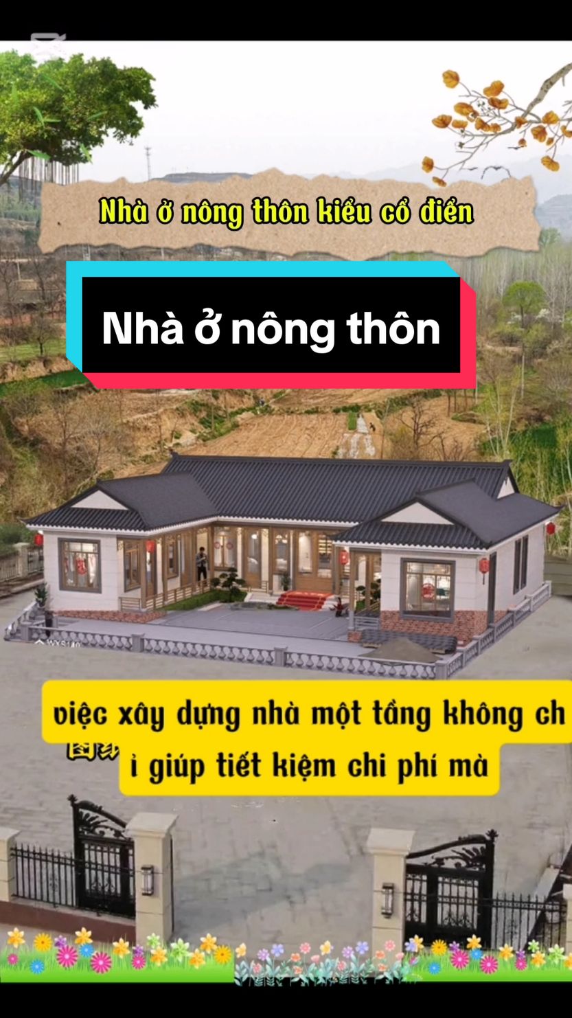 Phong cách nhà ở nông thôn Trung Hoa #xaydung #nhaonongthon #viral_video #douyin #xuhuong2024 #phongthuy #xaynha 