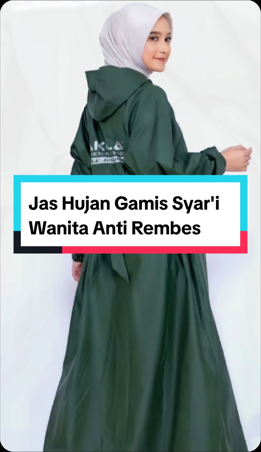 Jas Hujan Gamis Merk Akula Mantel Wanita Syari Muslimah Dewasa Bahan Tebal Awet Anti Rembes #jashujan #jashujangamis #jashujansyari #jashujanantirembes #fashionwanita #bismillahfyp #racuntiktok #TikTokShop #belilokal 