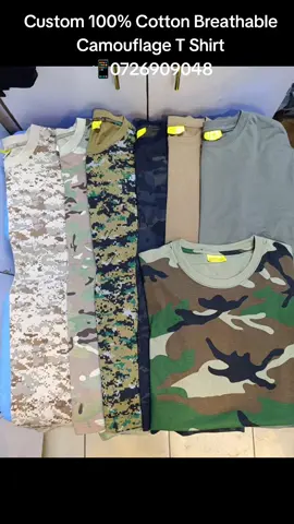 Custom 100% Cotton Breathable Camouflage T Shirt ksh1,700 Shop More from our website: https://keltechtacticals .com/ contact us: 0726909048 We are located along Tom Mboya street, Kai Plaza (entrance next to Bata Shop) 4th Floor, Shop No. 12 Welcome #safari #Hiking #hikingadventures #adventure #torch  #Hiking #hikingadventures #hikingboots  #camping #campinglife  #protectiveandtacticalequipmentkenya  #protectivestyles #camping #tacticalgear #campinggear  #fyppppppppppppppppppppppp #outdooradventures  #outdoorgear #tacticalstore #keltechtacticals #viral  #viraltiktok #fyp #specialforces 