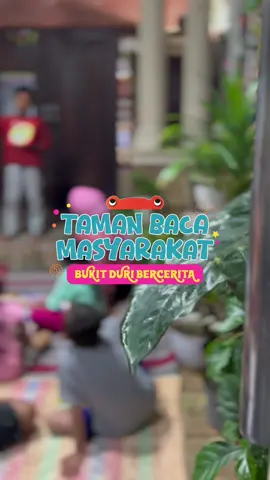 Malam minggu kamu di isi dengan apa? Kalau kami rutin membaca bareng bersama sama di taman Baca masyarakat Bukit Duri Bercerita!