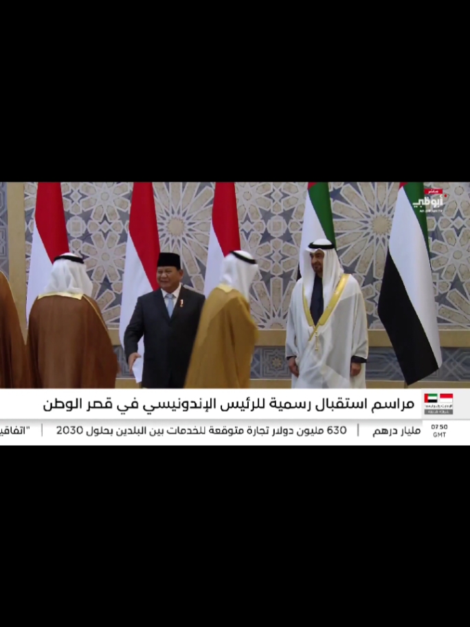 Presiden Prabowo Subianto dan Presiden Mohamed bin Zayed saling memperkenalkan sejumlah Menteri kedua negaranya. #prabowo #mohamedbinzayed #indonesia #abudhabi🇦🇪 #uea🇦🇪 