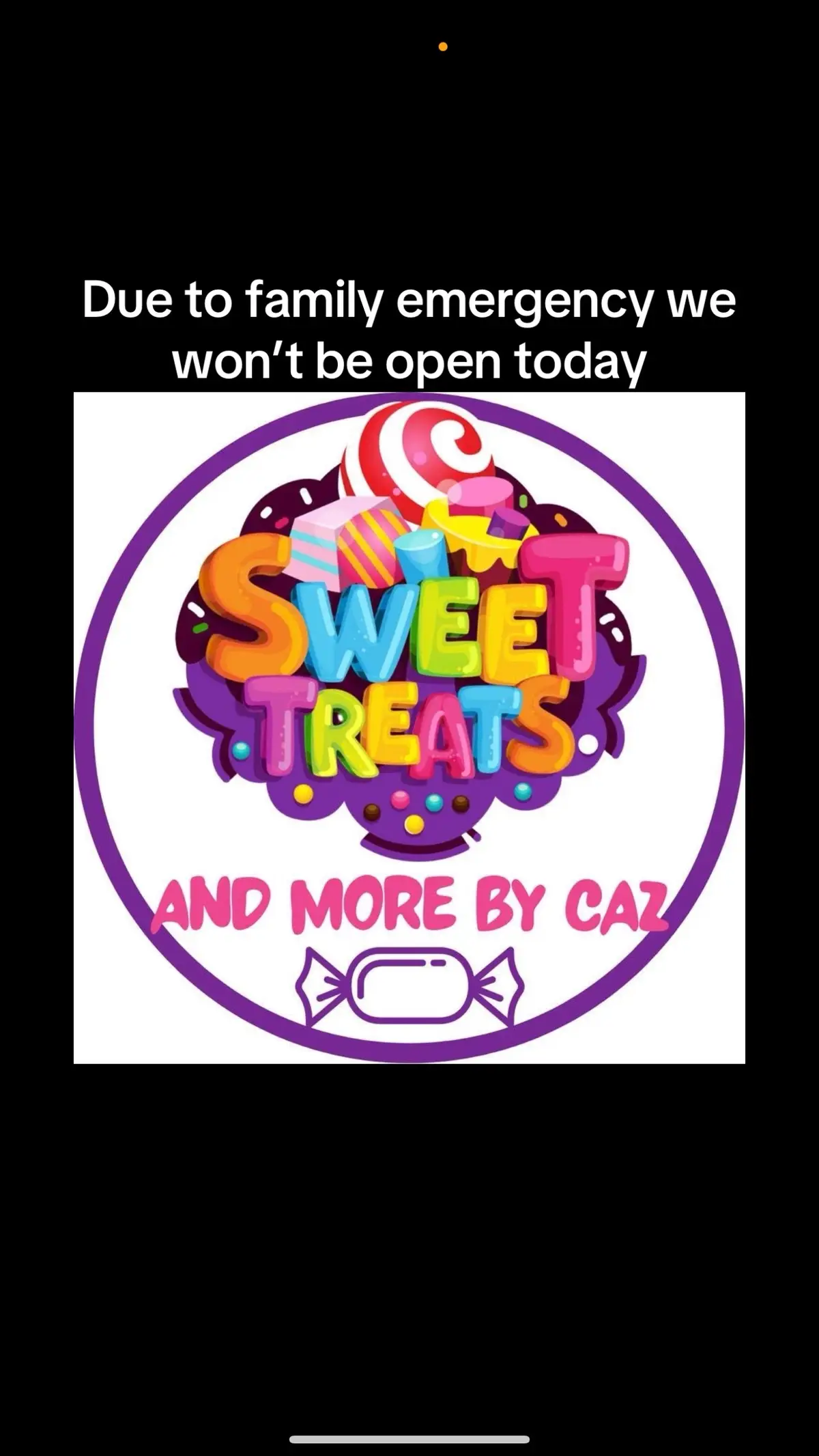 Due to family emergency we won’t be open today#ironbridge #telford #sweets #fyp #getmefamous #makethisgoviral 