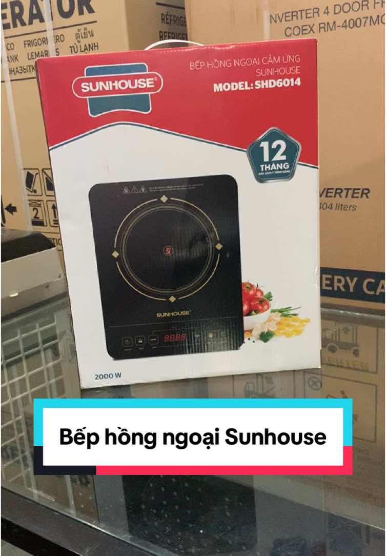 Bếp hồng ngoại cảm ứng chính hãng Sunhouse #bephongngoai #beptu #beplau #sunhouse 