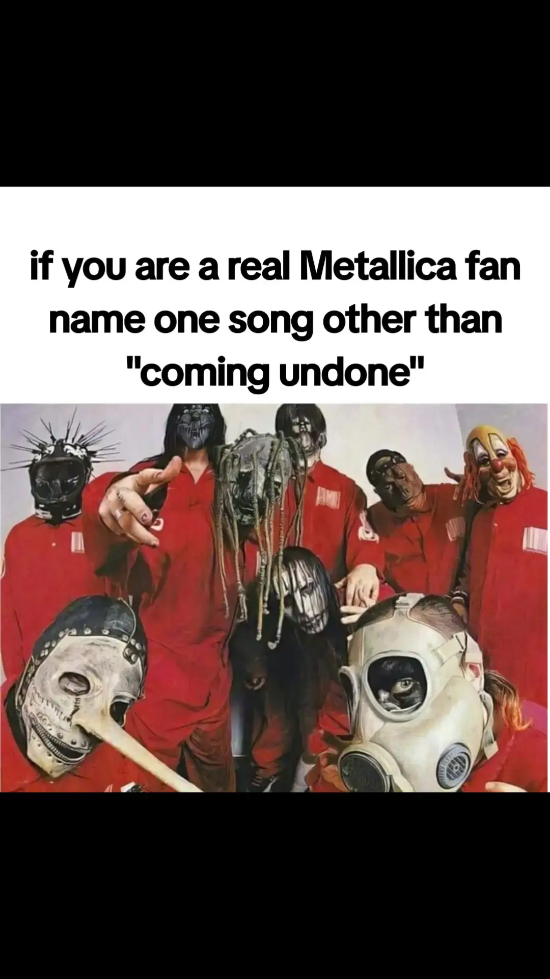 #slipknot #metallica #korn #paparoach 