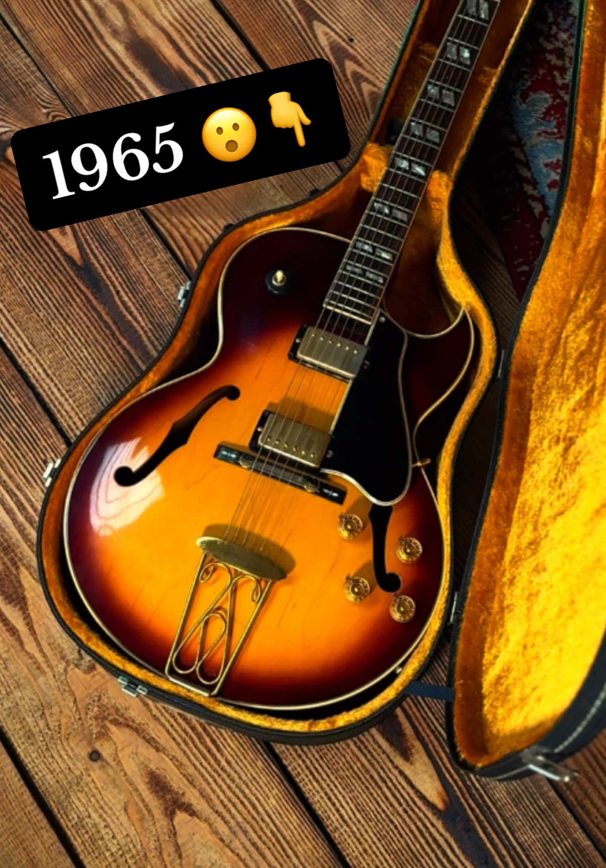 Shop this 1965 Gibson ES-175D now at fatbottomguitars.co.uk 🎸 #guitartok #guitar #vintageguitar #gibson #gibsonguitars 