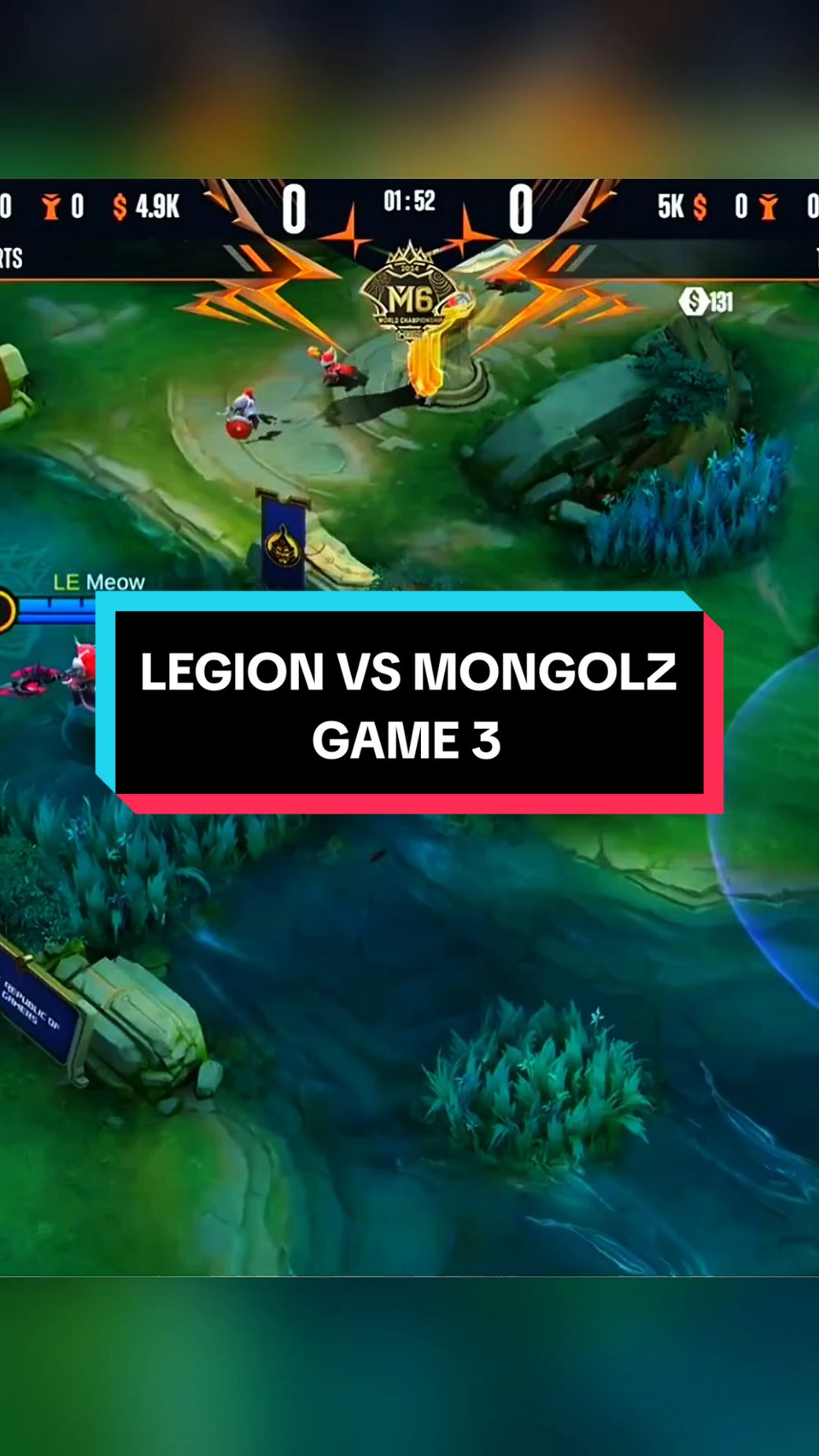 LEGION VS MONGOLZ GAME 3 | WILDCARD M6 #MLBBM6 #MLBBM6TorchRelay #GreaterThanEver 