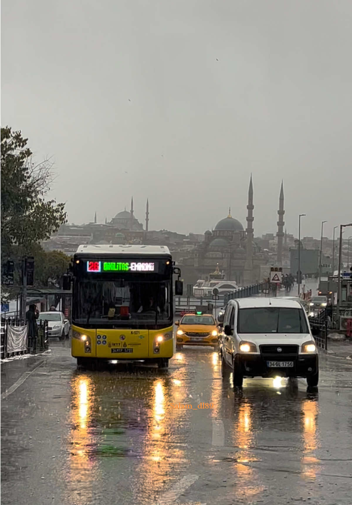 أجواء #اسطنبول الآن #istanbul 🌧️