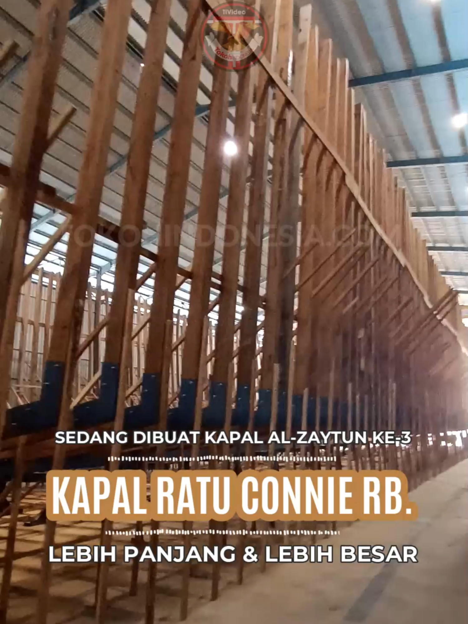 Kapal Al-Zaytun, Ratu Connie Rahakundini Bakrie. Sedang Dibangun Kapal Al-Zaytun ke-3. Lebih Panjang dan Lebih Besar. #alzaytun #ponpesalzaytun #alzaytunindramayu