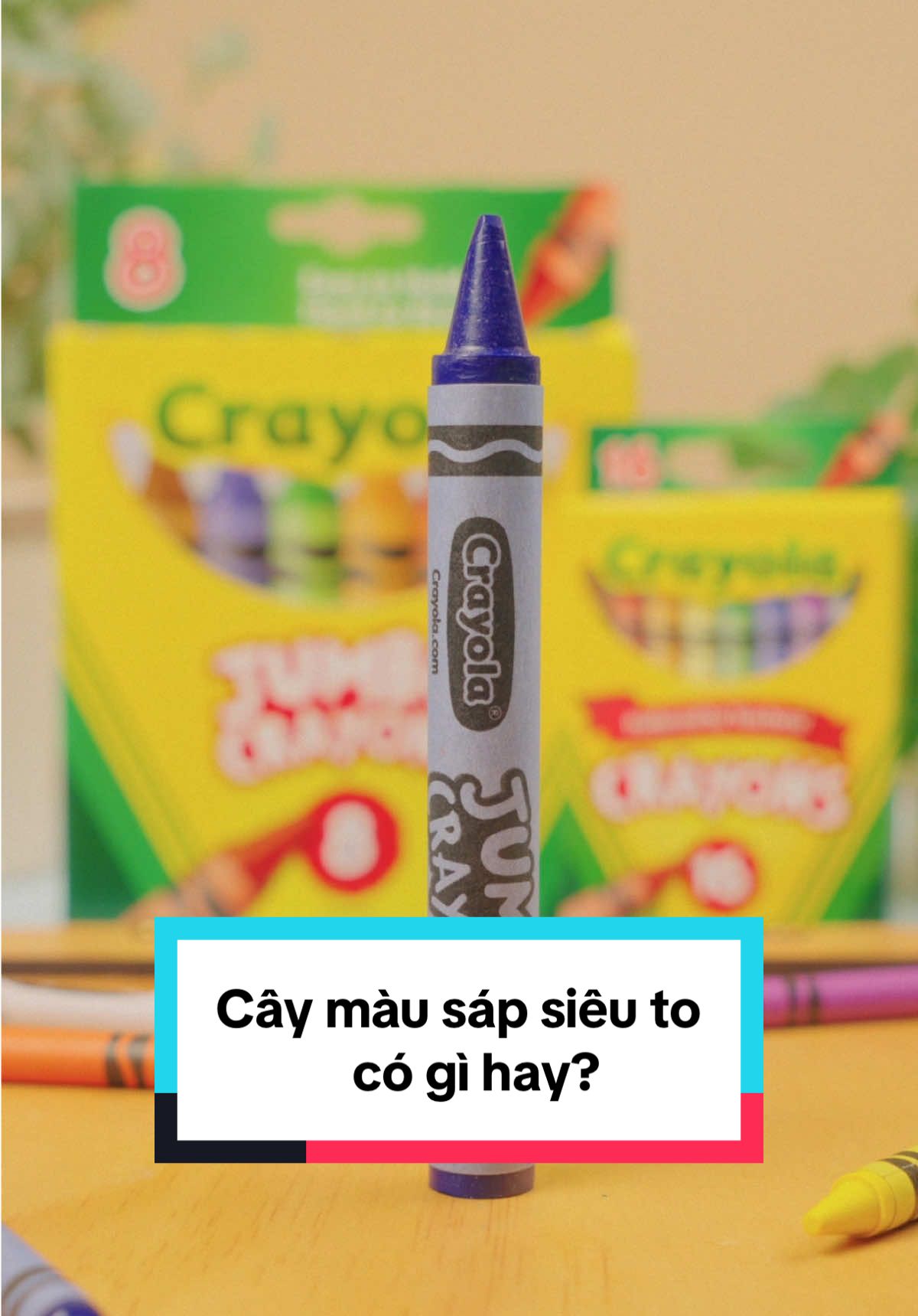 Crayola Jumbo Crayons có gì đặc biệt? #crayolavn #crayolajumbocrayons #vemausap #gocsangtao #tomau 