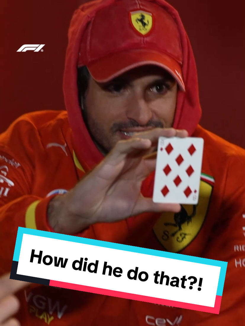 @shinlimmagic had carlos and charles shook 😂🪄 @ferrari #f1#formula1#lasvegasgp #magician #cards @carlossainz55 @charlesleclerc