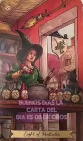 ✨ El Ocho de Oros nos trae un mensaje poderoso para hoy: es momento de perfeccionar tus habilidades y trabajar con dedicación. Todo esfuerzo consciente te llevará al éxito. No subestimes los pequeños pasos, porque cada uno de ellos es parte de tu obra maestra. 🛠️ ¡La constancia es la clave! 🌟 ¿Qué estás construyendo hoy? 🏗️