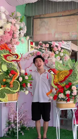 Làm Rồng Phượng Khổng Lồ Trang Trí Đám Cưới😆 Ae Làm Thử nhoa #tpv3 #tiktokgiaitri 