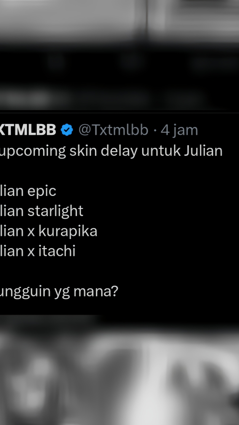 hadeh Julian si anak emas👁👄#MLBBM6 #mlbbm6torchrelay #GreaterThanEver