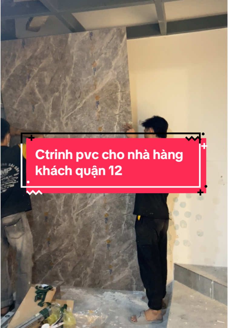 Ctrinh ốp pvc khách quận 12 #cảitaonhàcũ #decorphòngngủ #sànnhựa #trangtrínộithất #ốpvânđá #decorphòngcưới 